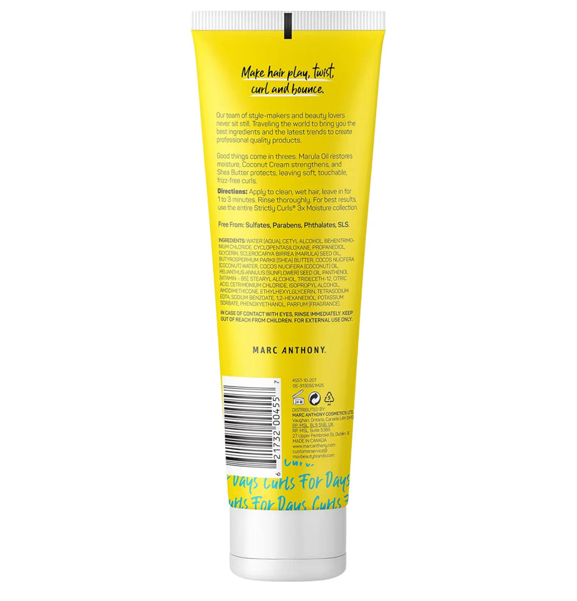 Marc Anthony Curly Hair Conditioner Strictly Curls