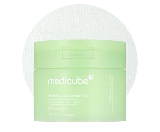 medicube Exosome CICA Tea Tree Calming Toner Pads