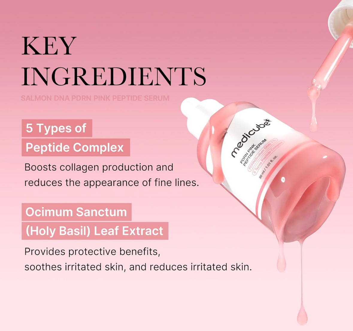 medicube Salmon DNA PDRN Pink Peptide Serum