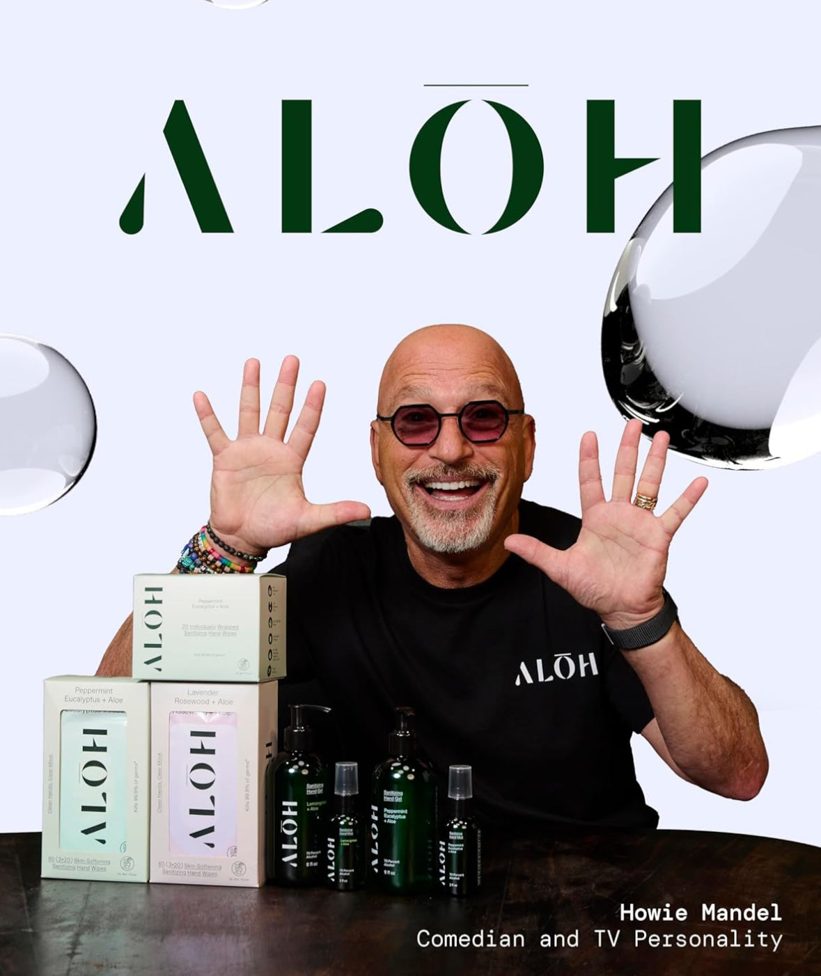 ALŌH Sweet Orange Bergamot + Aloe Sanitizing Hand Wipes - 3 Packs