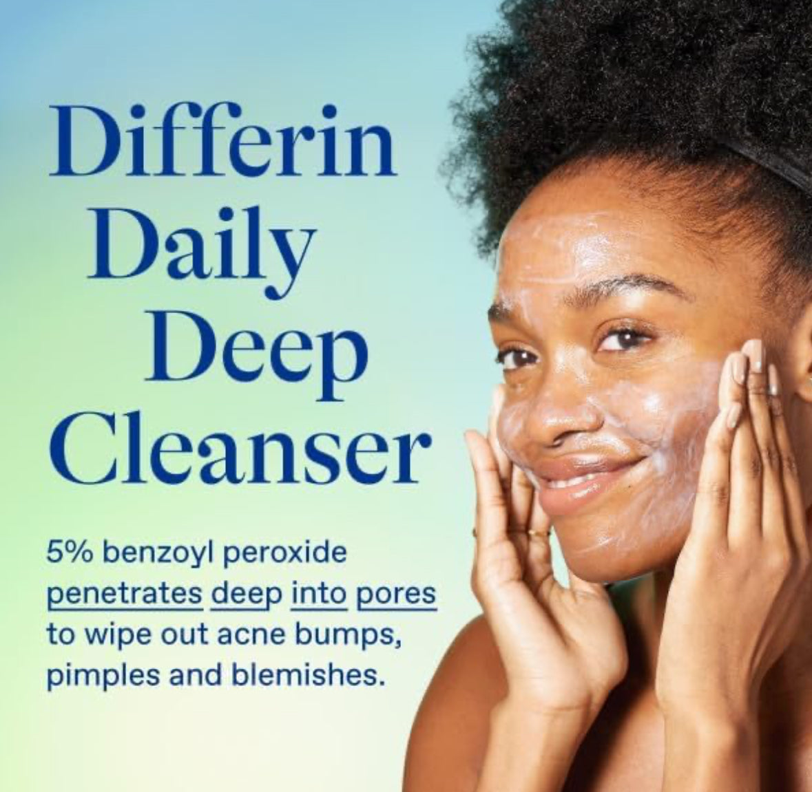 Differin Acne Face Wash with 5% Benzoyl Peroxide
