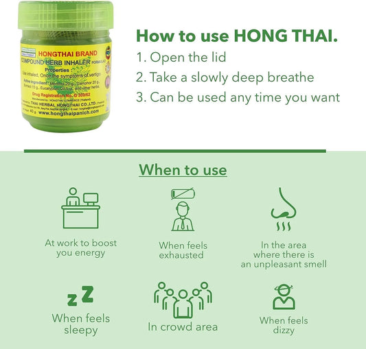 Hong Thai Compound Herbal Inhaler