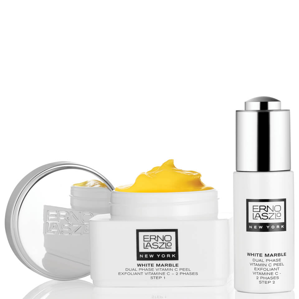 Erno Laszlo Brightening Dual-Phase Peel 2 Piece Gift Set: Exfoliator 50ml - Peel