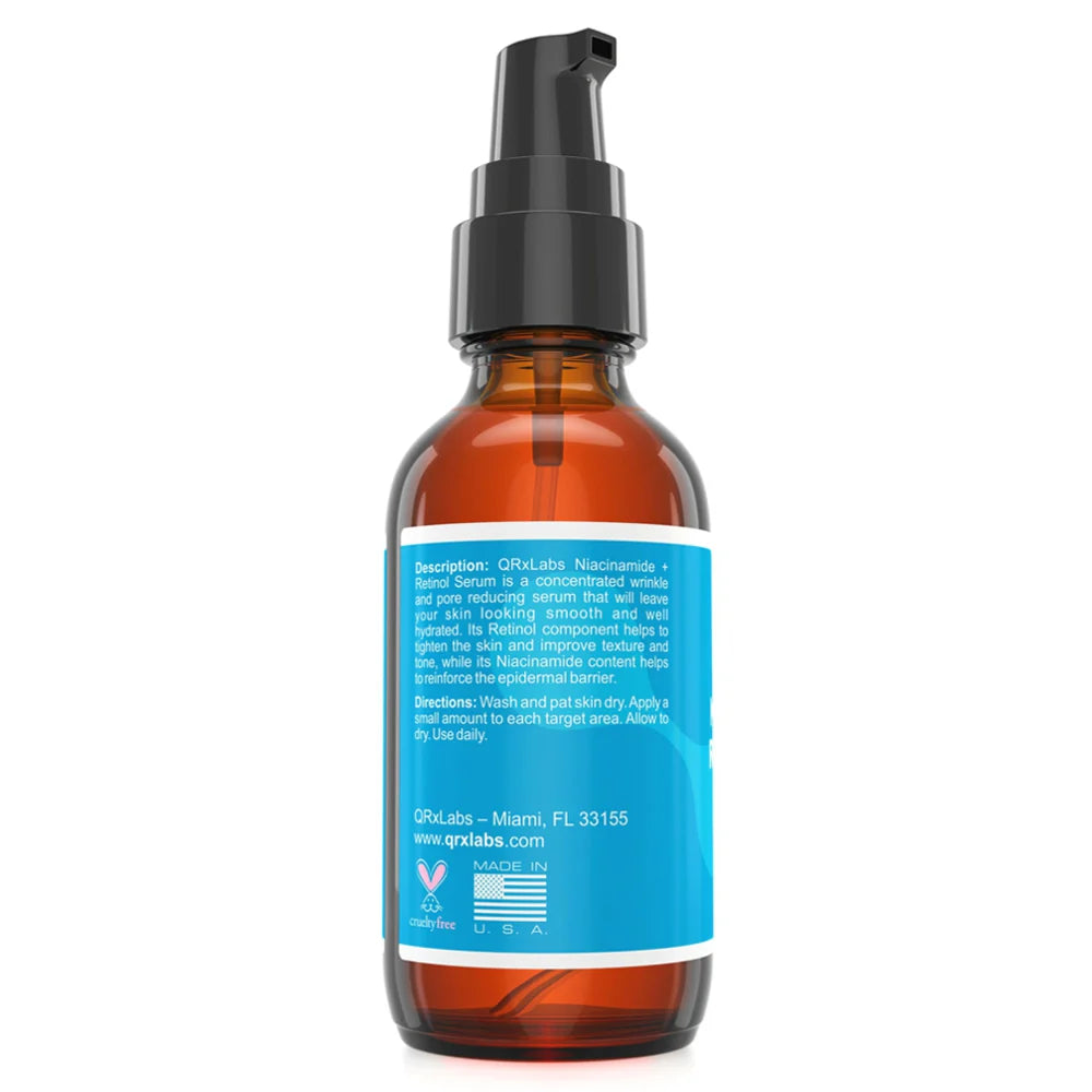 QRxLabs 5% Niacinamide + Retinol Serum