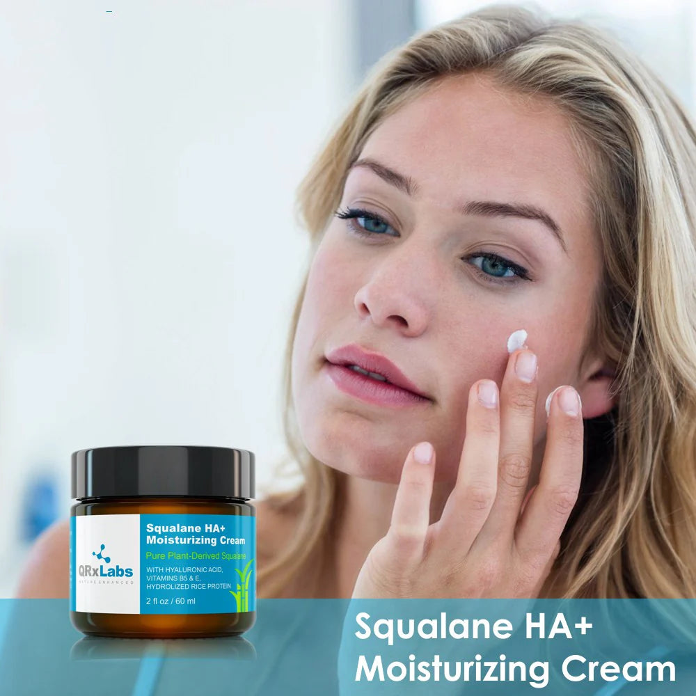 QRxLabs Squalane HA+ Moisturizing Cream