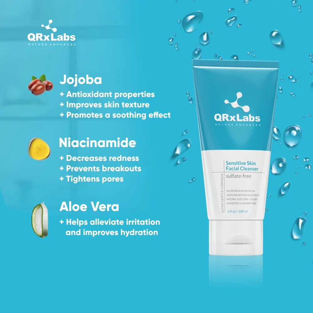 QRxLabs Sensitive Skin Facial Cleanser
