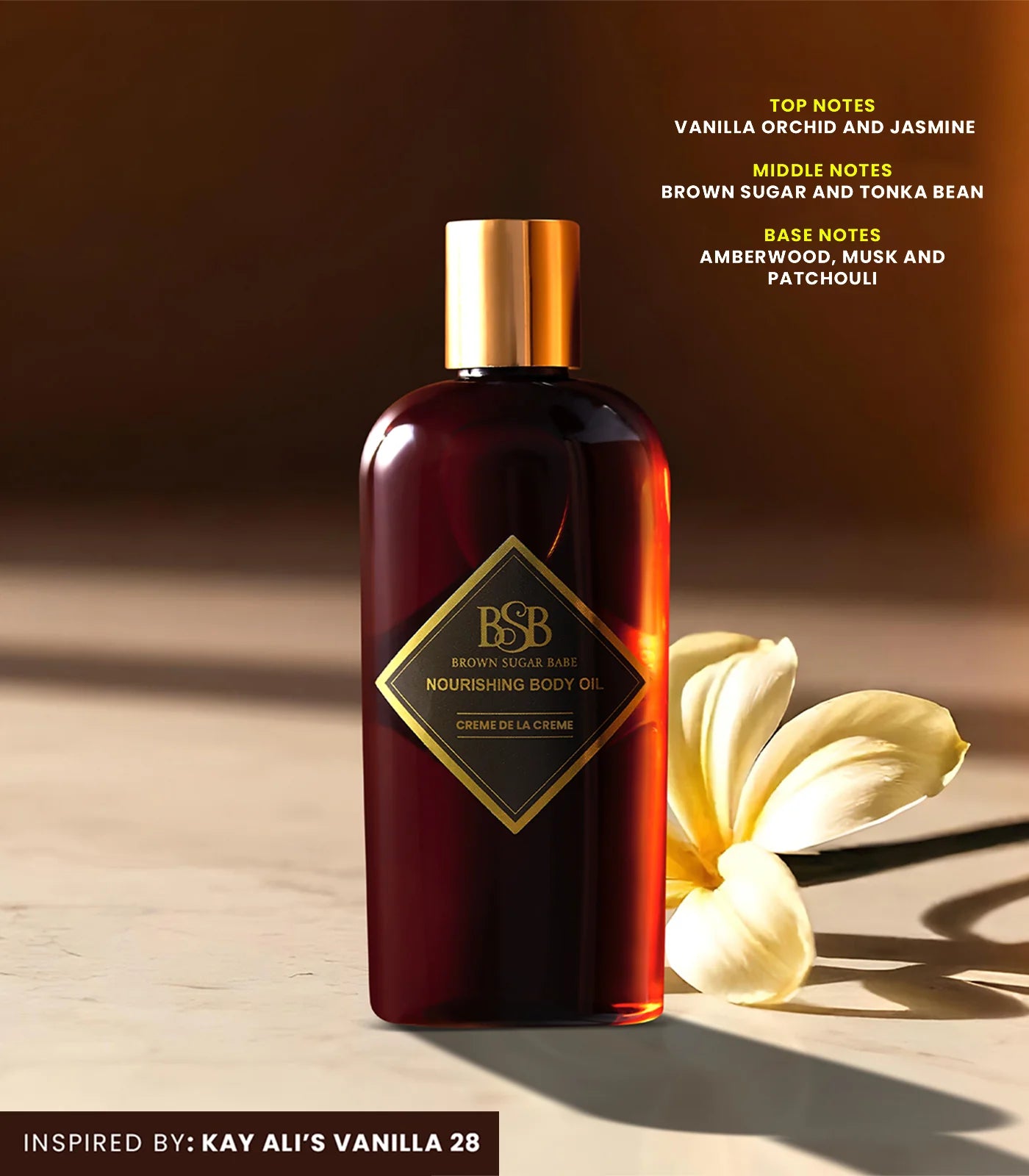 Brown Sugar Babe Creme de la Creme Nourishing Body Oil