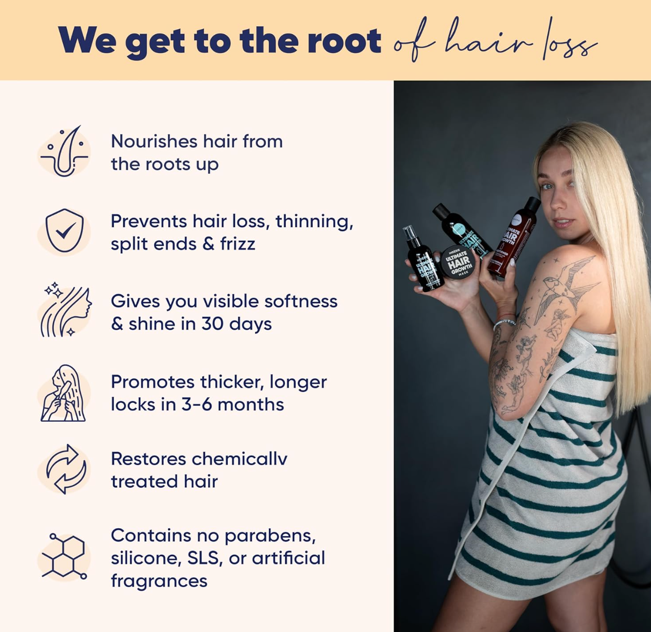 Moerie Volumizing Shampoo and Conditioner for Hair Loss