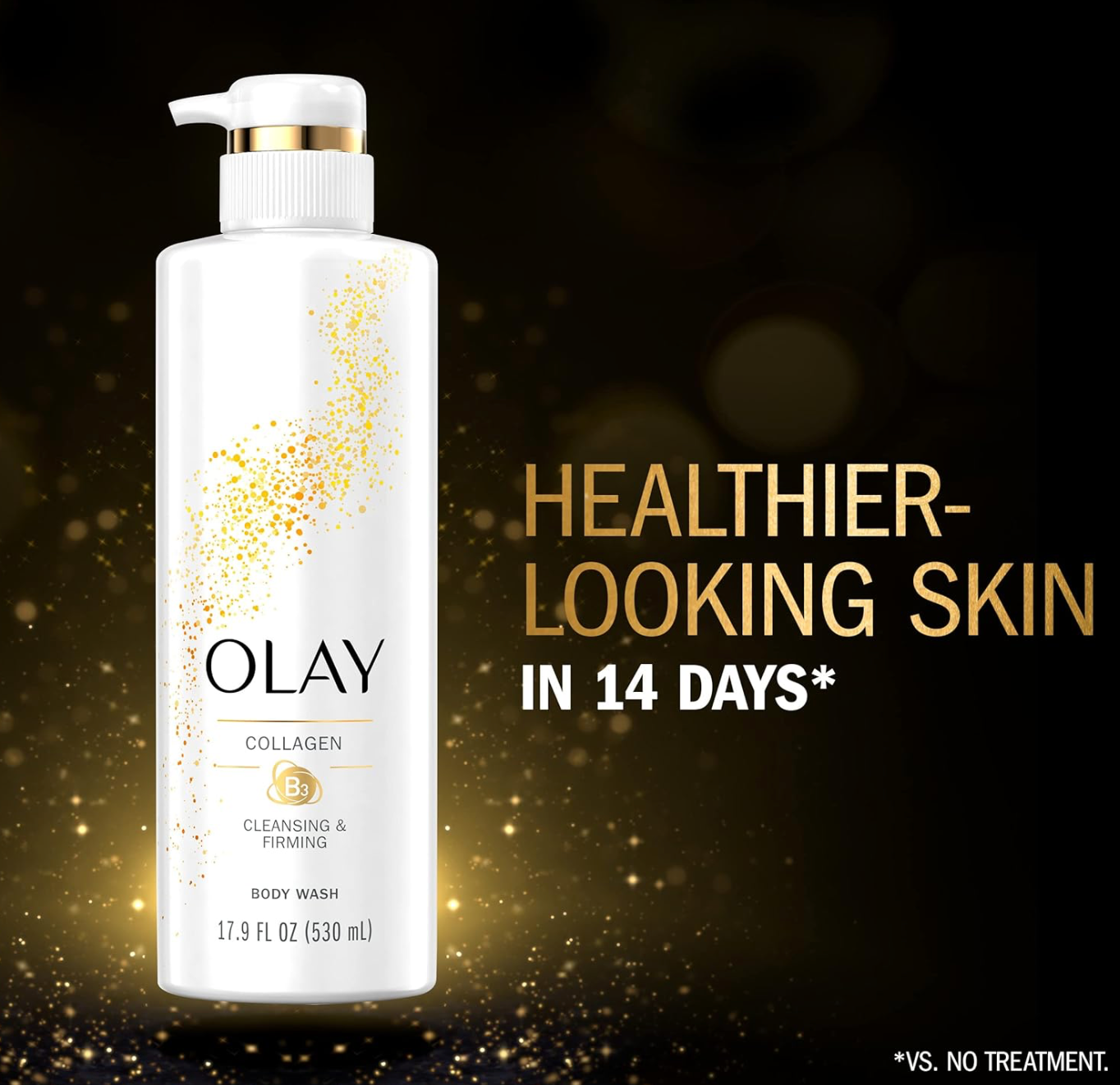 Olay Cleansing & Firming Body Wash for Women with Collagen and Vitamin B3