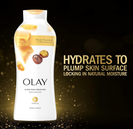 Olay Ultra Rich Moisture Body Wash with Vitamin B3 Complex & Shea Butter