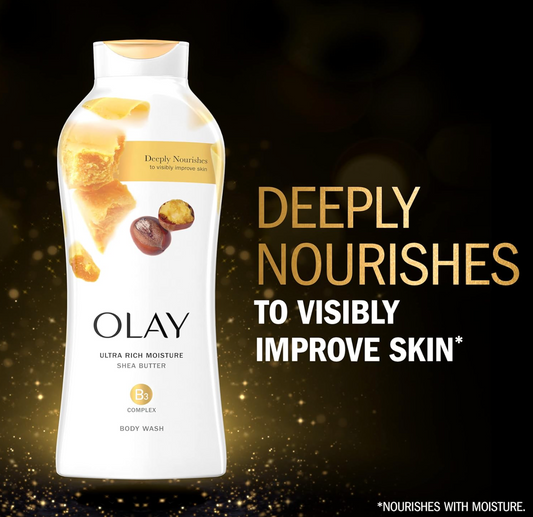 Olay Ultra Rich Moisture Body Wash with Vitamin B3 Complex & Shea Butter
