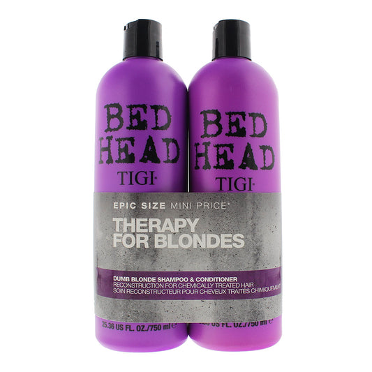 Tigi Bed Head Dumb Blonde Shampoo & Conditioner 750ml Duo Pack