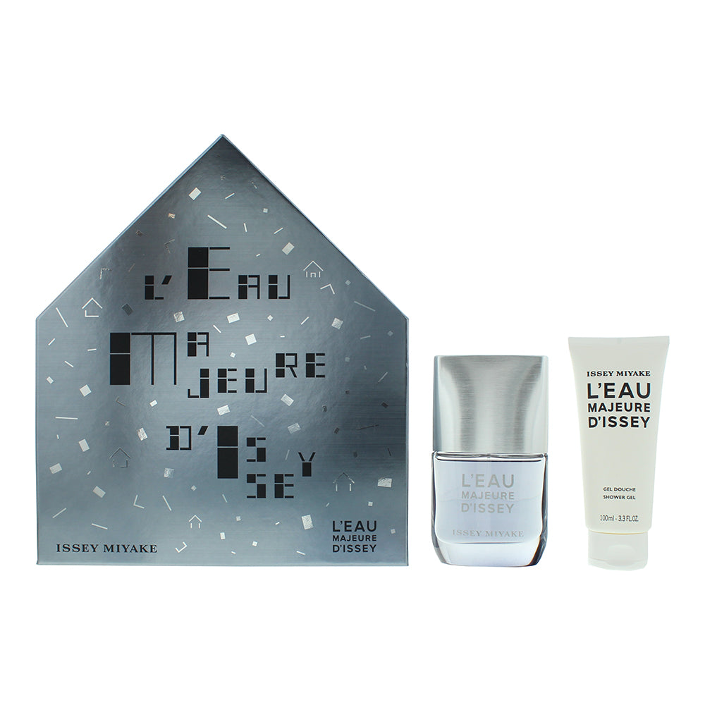 Issey Miyake L'eau Majeure D'issey Eau de Toilette Gift Set : Eau de Toilette 50ml - Shower Gel 100ml