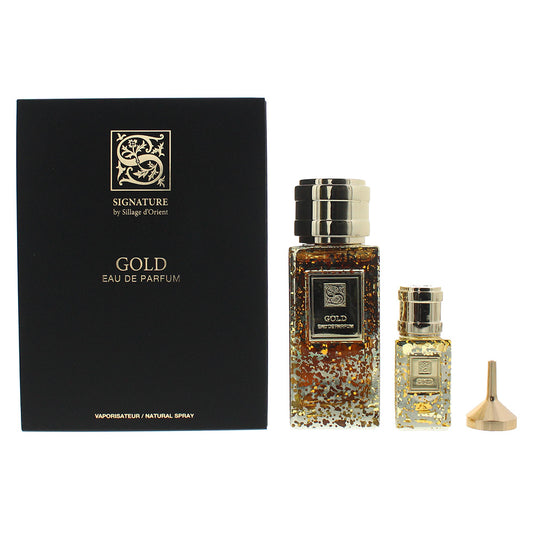 Signature Sillage D'Orient Gold 2 Piece Eau De Parfum 100MLEau De Parfum 15ML