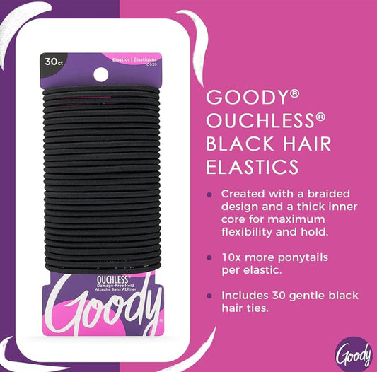 Goody Ouchless Elastic Hair Ties 30 Pieces