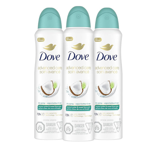 Dove Deodorant Dry Spray Coconut Water & Lime