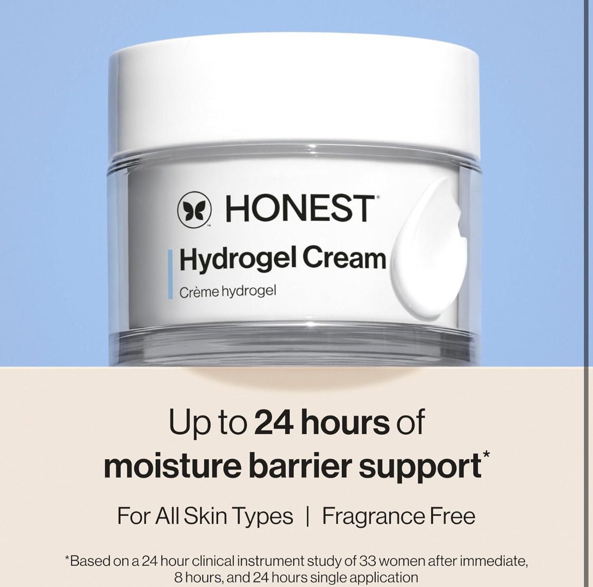 Honest Beauty Hydrogel Cream with Hyaluronic Acid