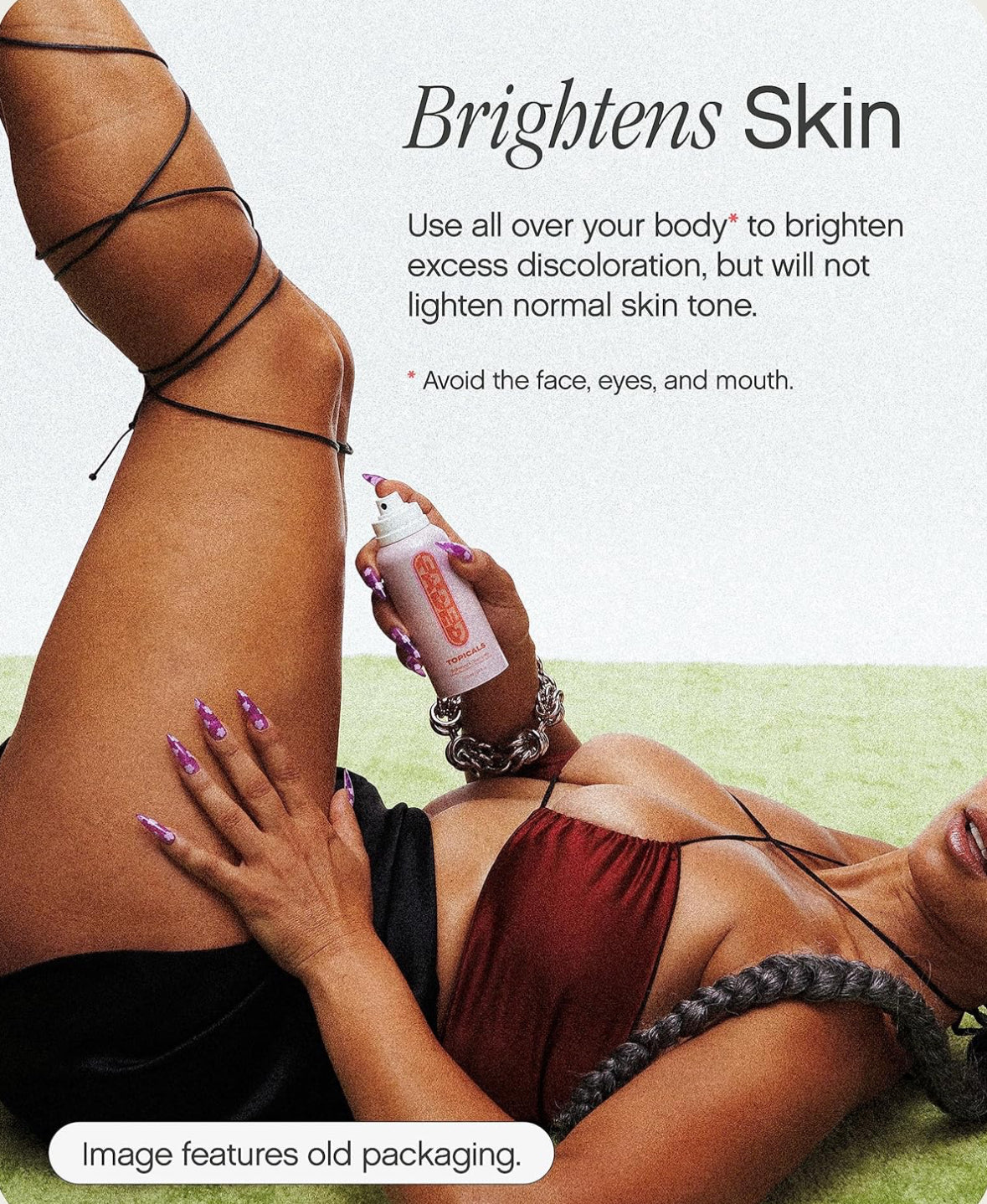 Topicals Faded Skin Serum Mist for Brightening and Clearing Uneven Skin Tone