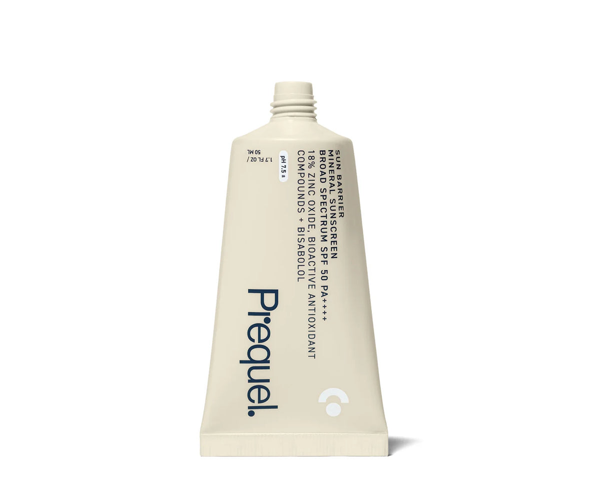 Prequel Sun Barrier Mineral Sunscreen + Chemical Boosters Broad Spectrum SPF 50 PA++++