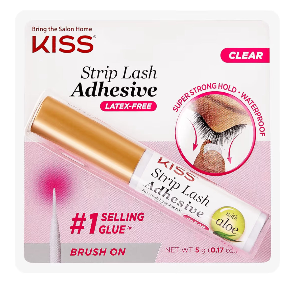 KISS Clear Strip Lash Adhesive With Aloe