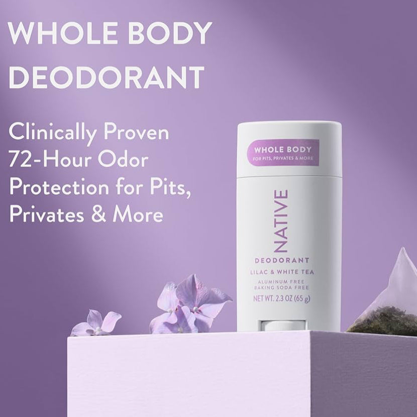 Native Whole Body Deodorant Stick Lilac & Tea
