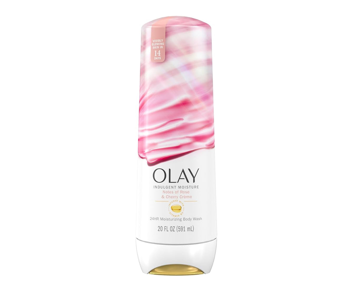 Olay Body Wash Indulgent Moisture Vitamin B3 Complex Body Wash - Rose & Cherry