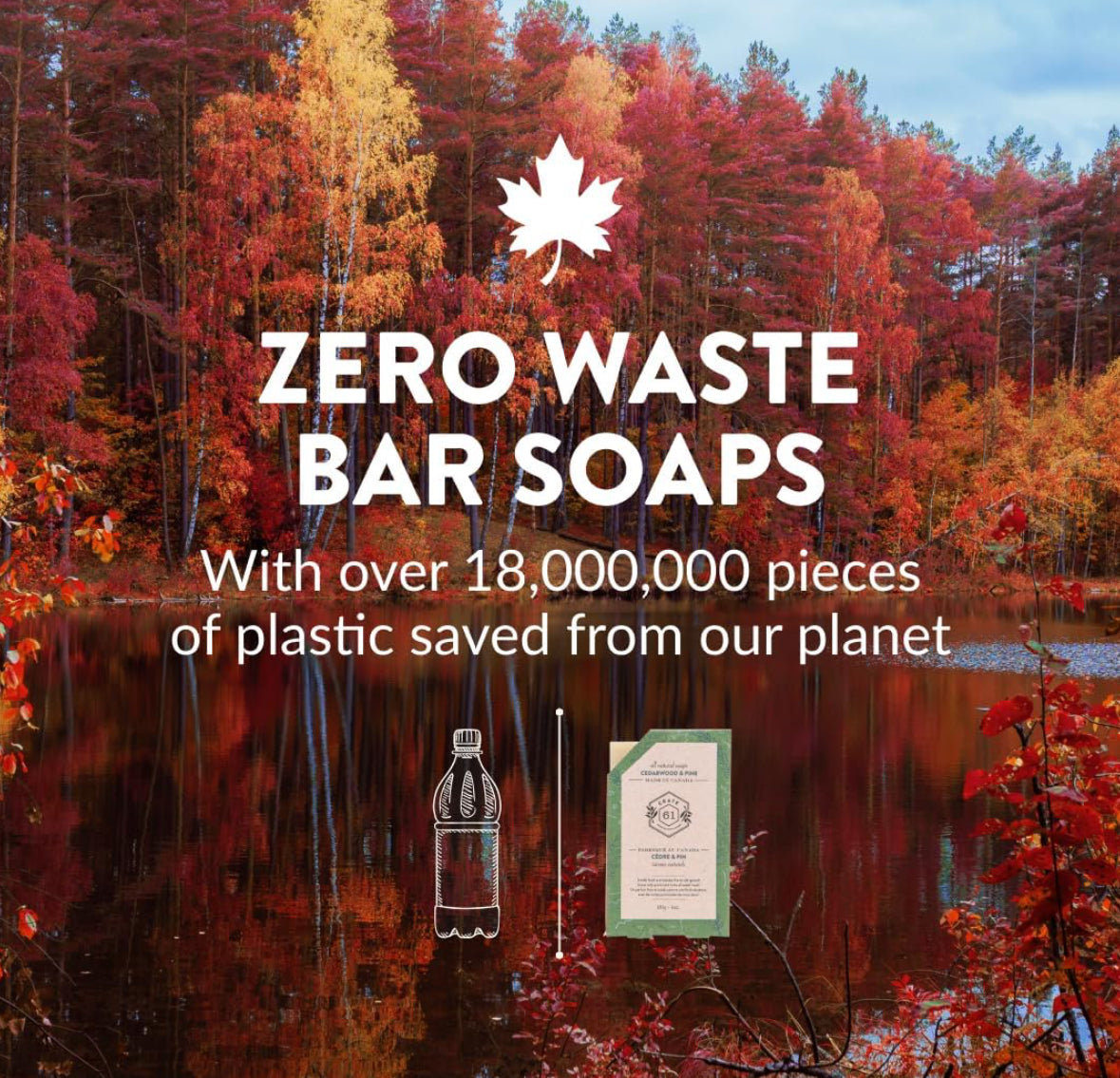 Crate 61 Handmade Canadian Cold Pressed Natural Soap Bars Pack of 6