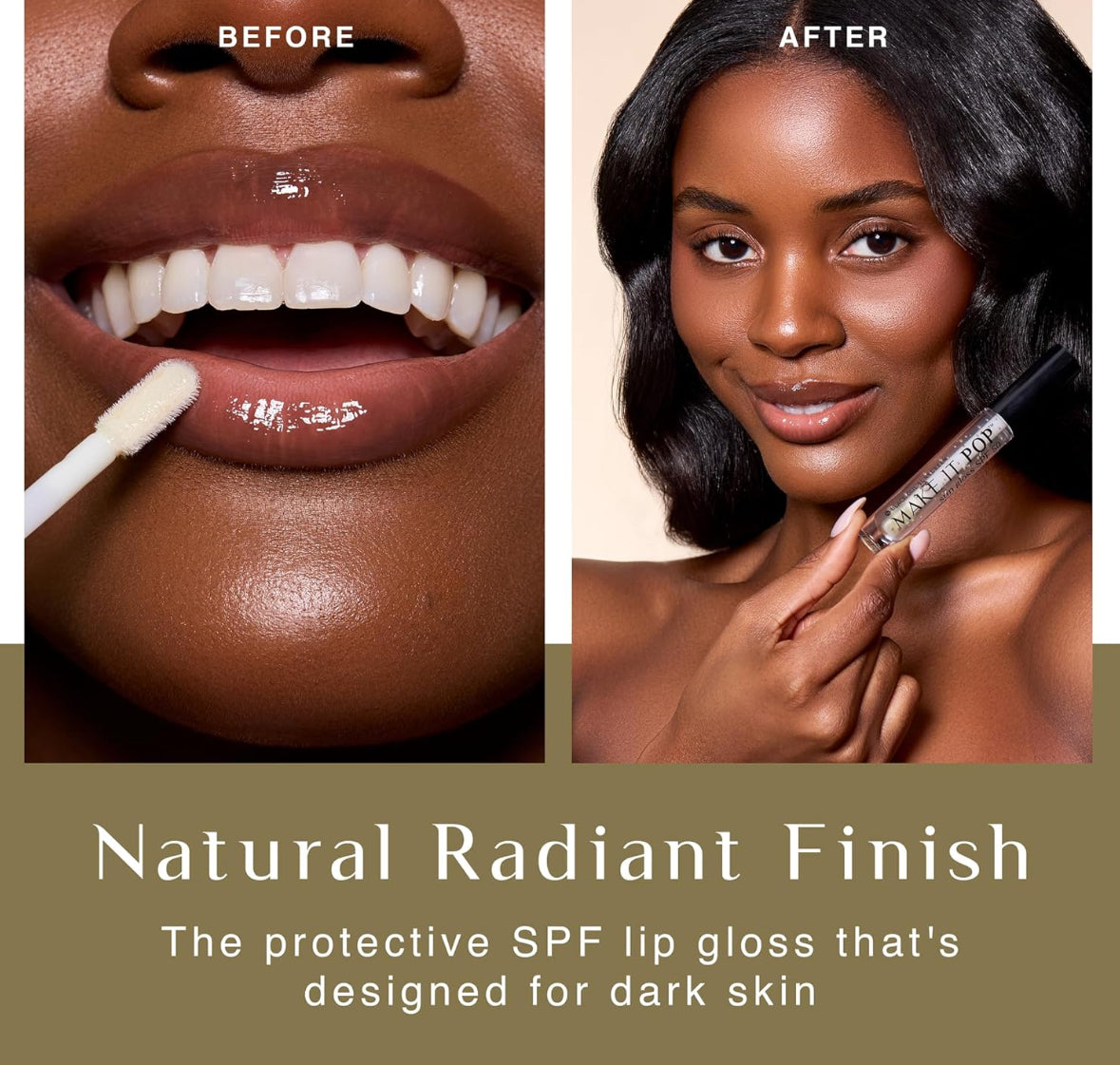 Black Girl Sunscreen Make It Pop Lip Sungloss SPF50