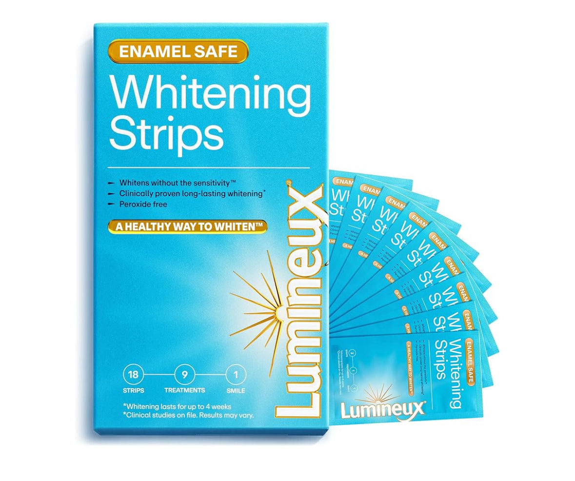 Lumineux Teeth Whitening Strips 9 Treatments Peroxide Free