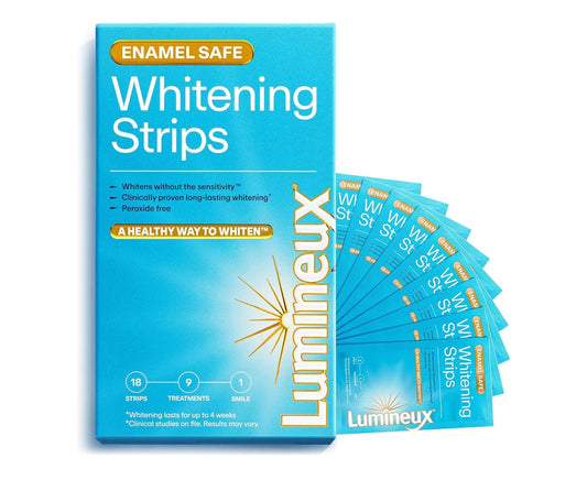 Lumineux Teeth Whitening Strips 9 Treatments Peroxide Free