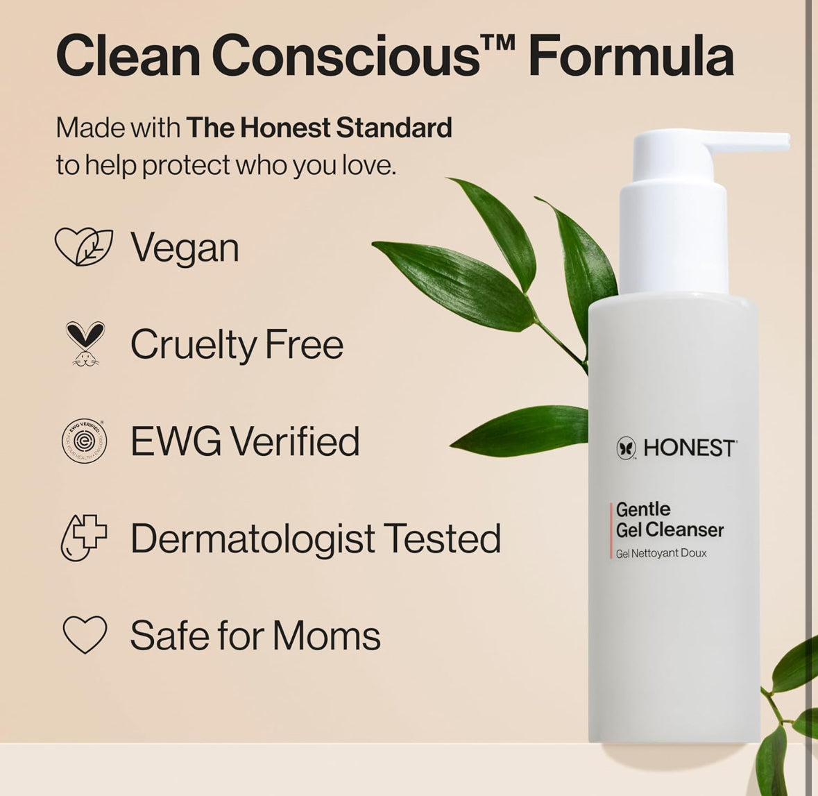 Honest Beauty Gentle Gel Daily Face Cleanser