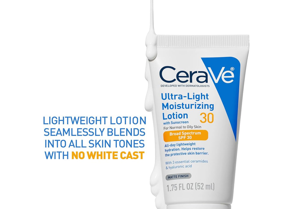 CeraVe Ultra-Light Moisturizing Lotion With SPF 30 Sunscreen