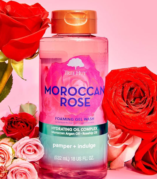 Tree Hut Moroccan Rose Nourishing & Moisturizing Foaming Gel Wash