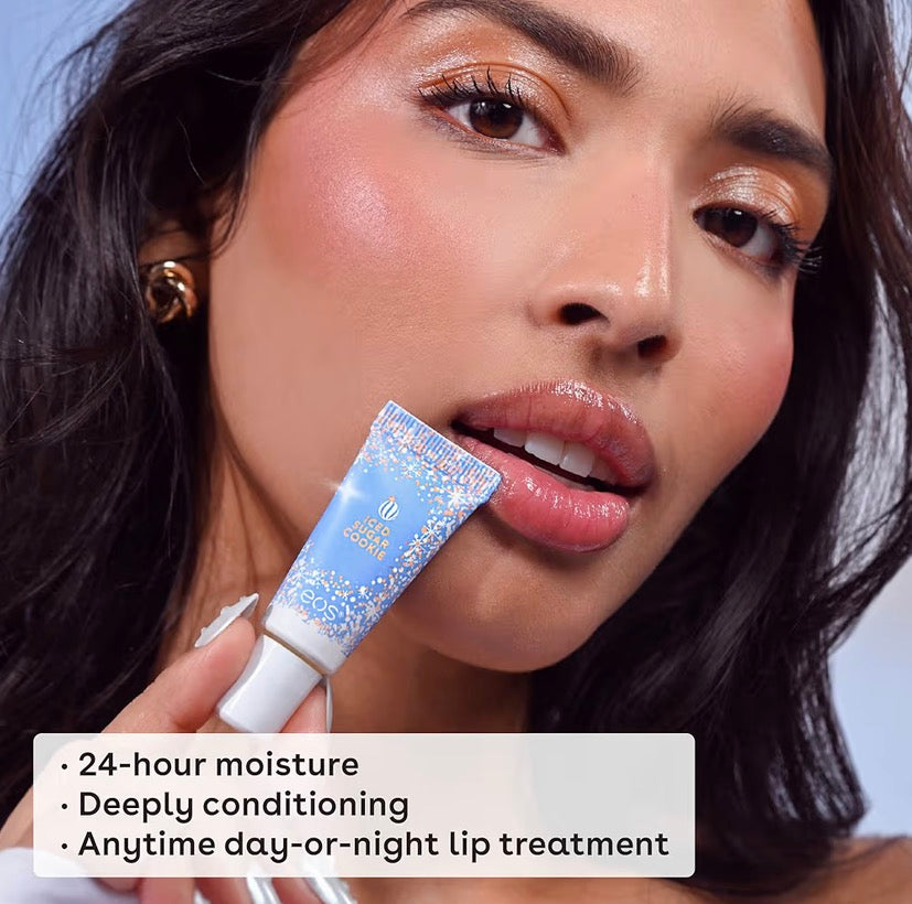 EOS Christmas 24H Moisture Mini Super Balm Set - Peppermint Twist, Milk & Cookies, Marshmallow Fluff - Limited Edition