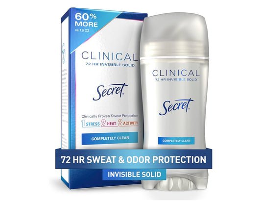 Secret Clinical Strength Antiperspirant Deodorant Completely Clean
