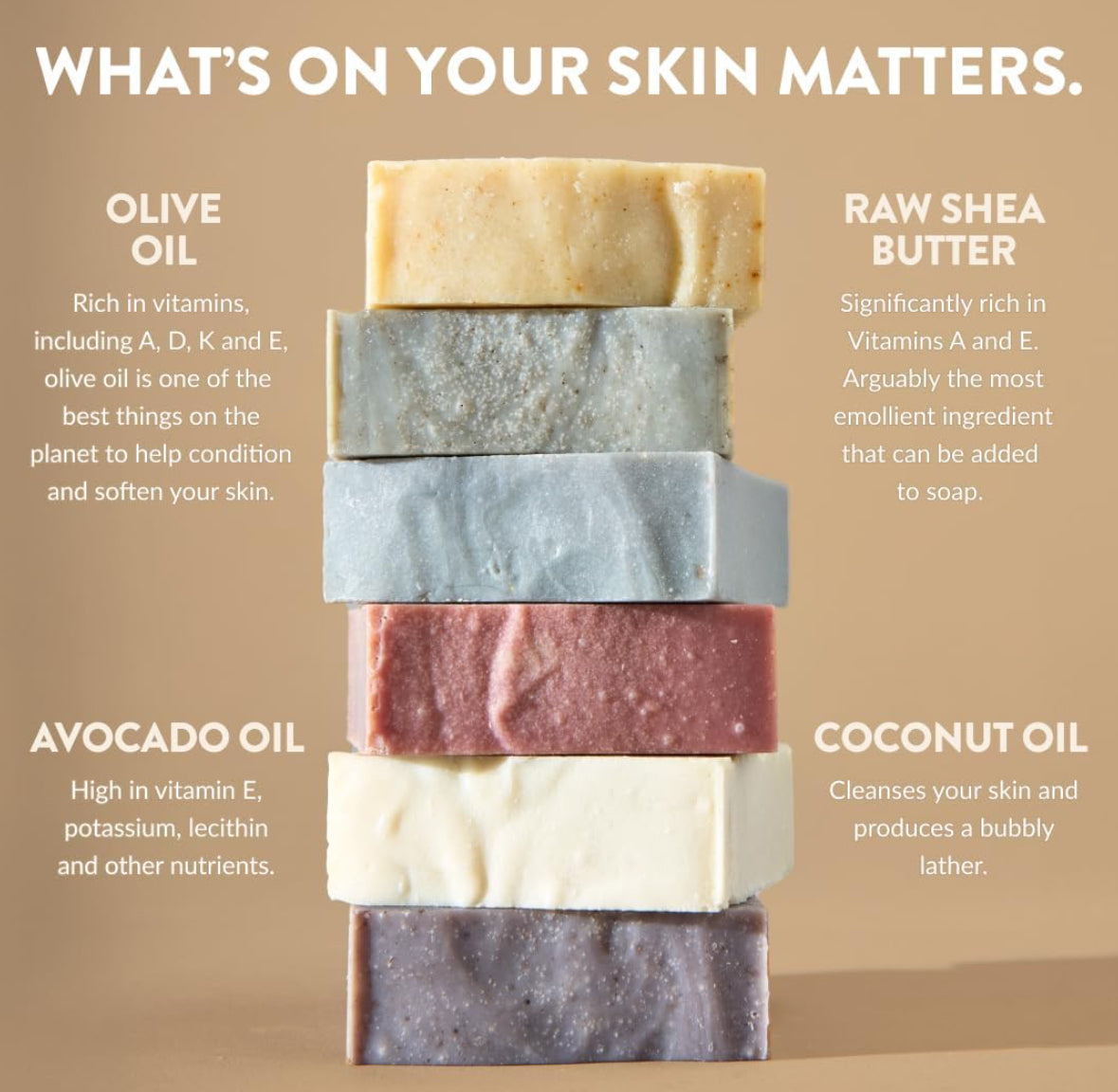 Crate 61 Handmade Canadian Cold Pressed Natural Soap Bars Pack of 6