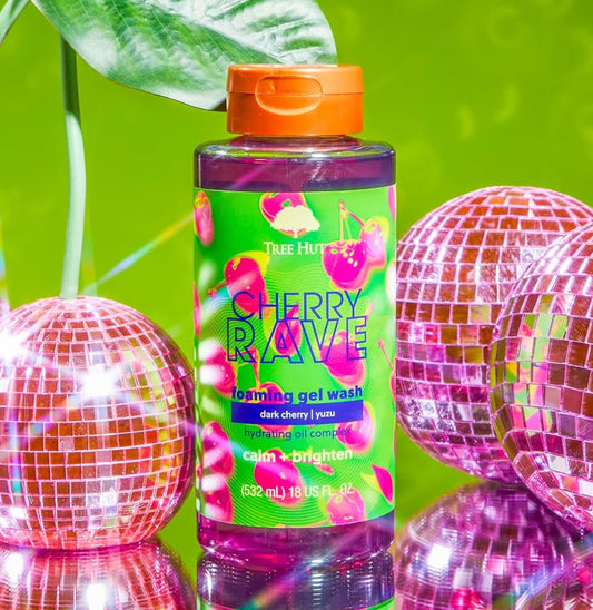 Tree Hut Cherry Rave Foaming Gel Wash