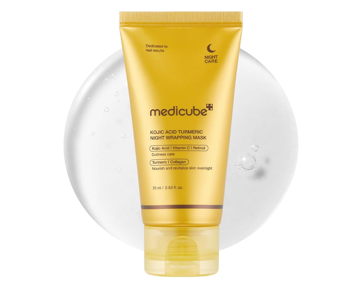 Medicube Kojic Acid Turmeric Overnight Wrapping Peel Off Face Mask