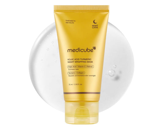 Medicube Kojic Acid Turmeric Overnight Wrapping Peel Off Face Mask