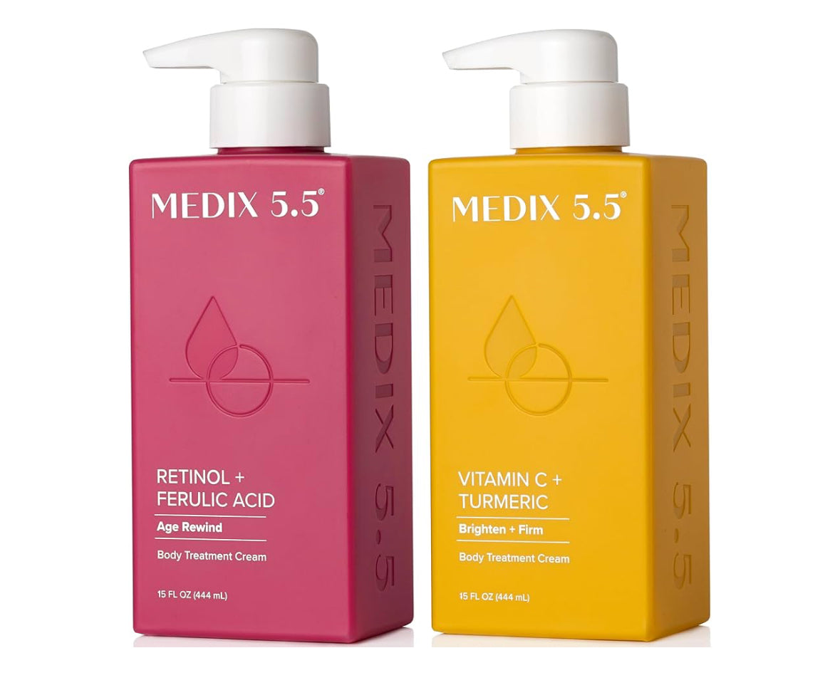 Medix 5.5 Retinol Body Cream + Vitamin C Lotion Anti Aging