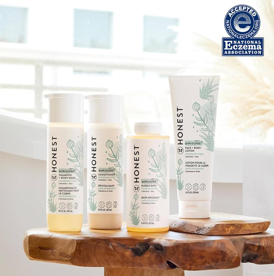 The Honest Company 2-in-1 Cleansing Shampoo + Body Wash Fragrance Free