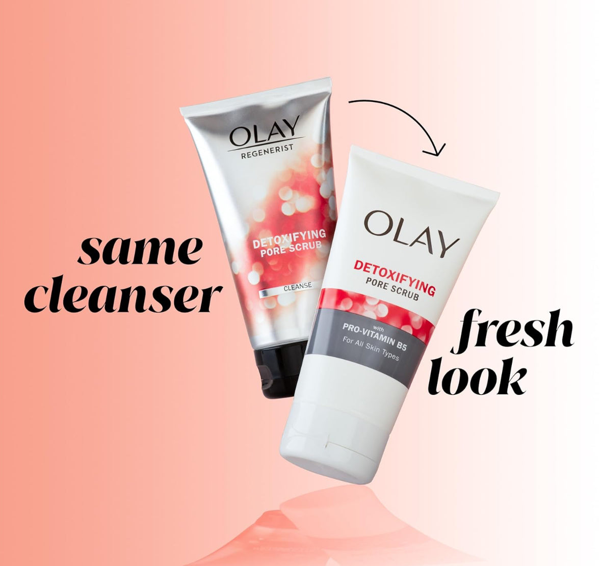 Olay Regenerist Detoxifying Pore Scrub & Exfoliator Cleanser 3 Pack