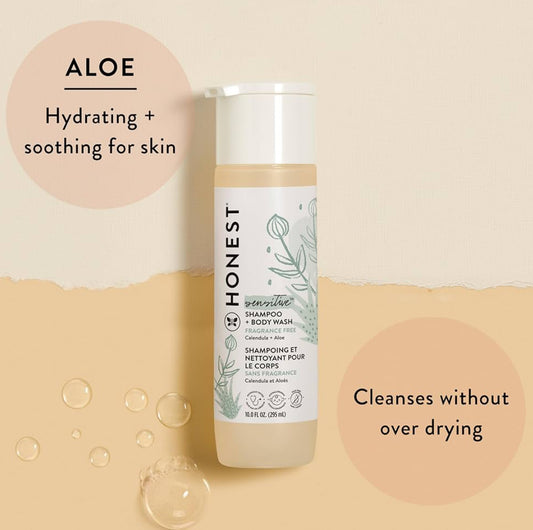 The Honest Company 2-in-1 Cleansing Shampoo + Body Wash Fragrance Free