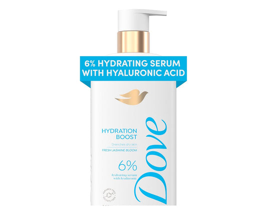 Dove Body Wash Hydration Boost 6% Hydration Serum with Hyaluronic
