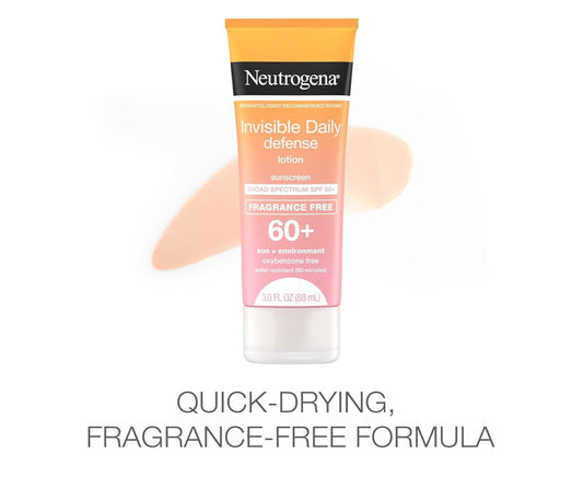 Neutrogena Invisible Daily Defense Broad Spectrum SPF 60+