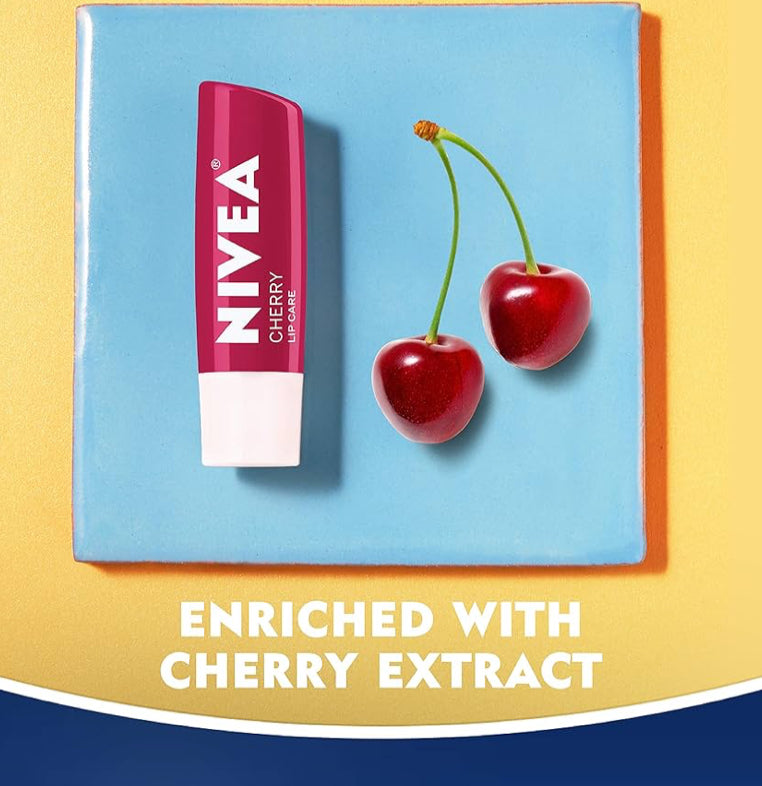 NIVEA Lip Care Fruity Tinted Lip Balm Variety Pack