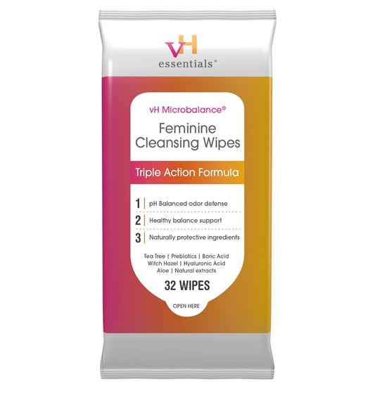 vH essentials Feminine Vaginal Cleansing Wipes