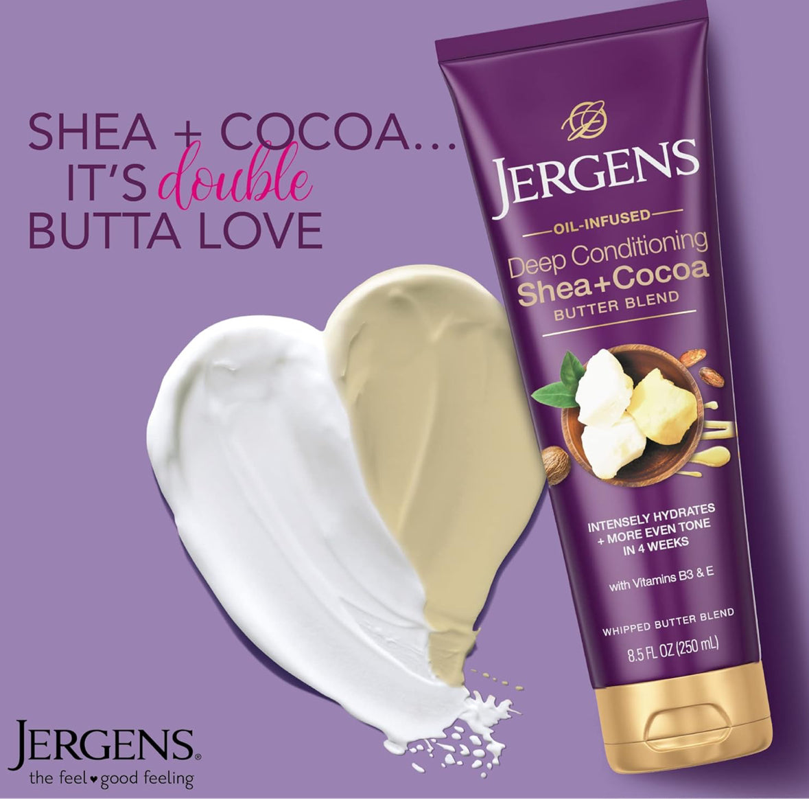 Jergens Shea and Cocoa Whipped Body Butter Lotion