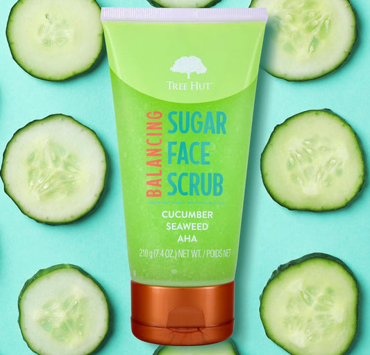 Tree Hut Cucumber & Seaweed Balancing Face Scrub