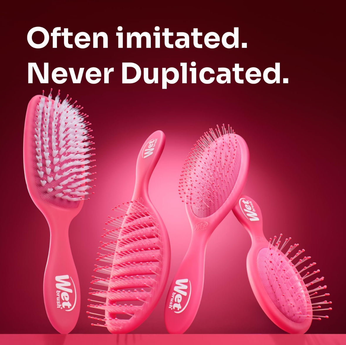 Wet Brush Original Detangler Hair Brush Golden Gingham
